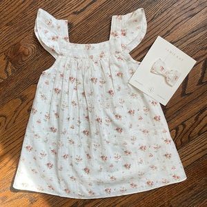 Jamie Kay Byrdie Dress & Bow- Sweet Magnolia Size 3Y